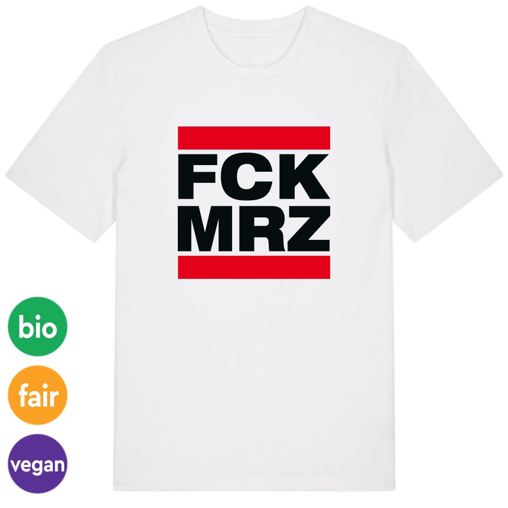 T-Shirt »FCK MRZ« XXL weiß