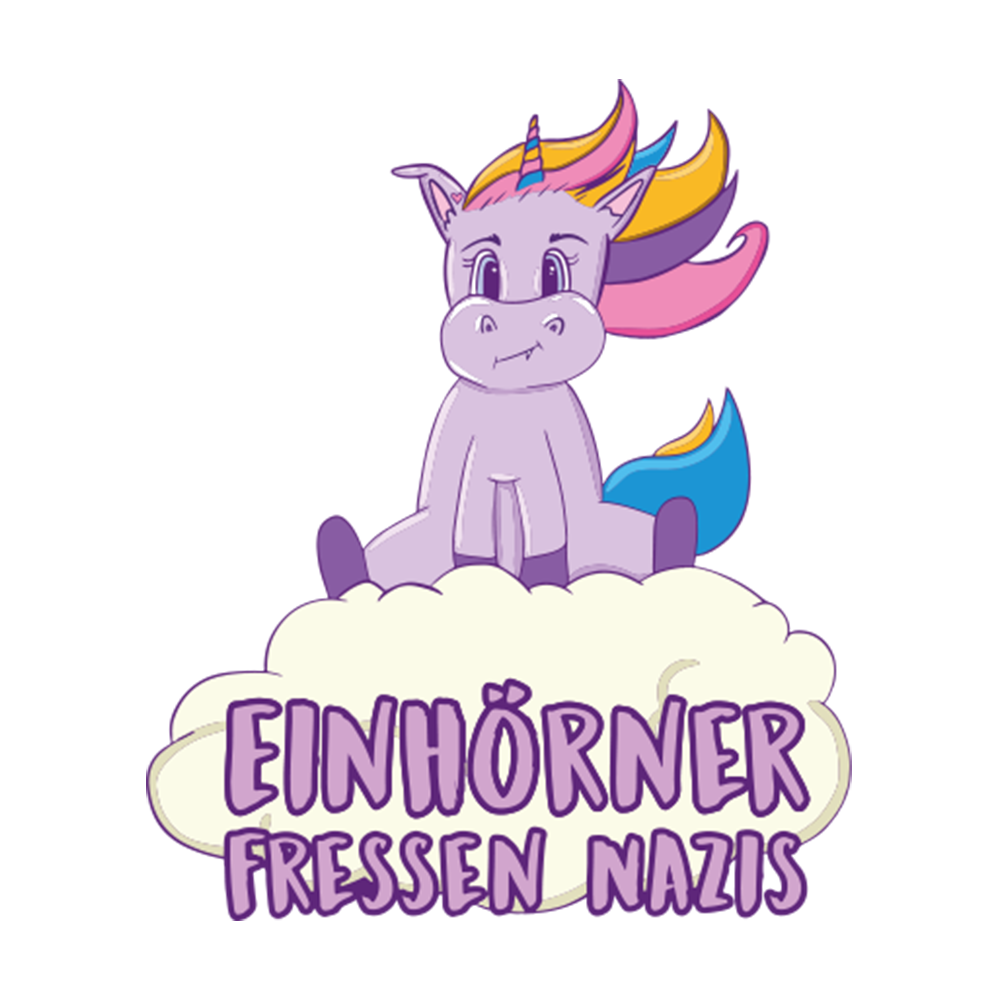 Tasse »Einhörner fressen Nazis«