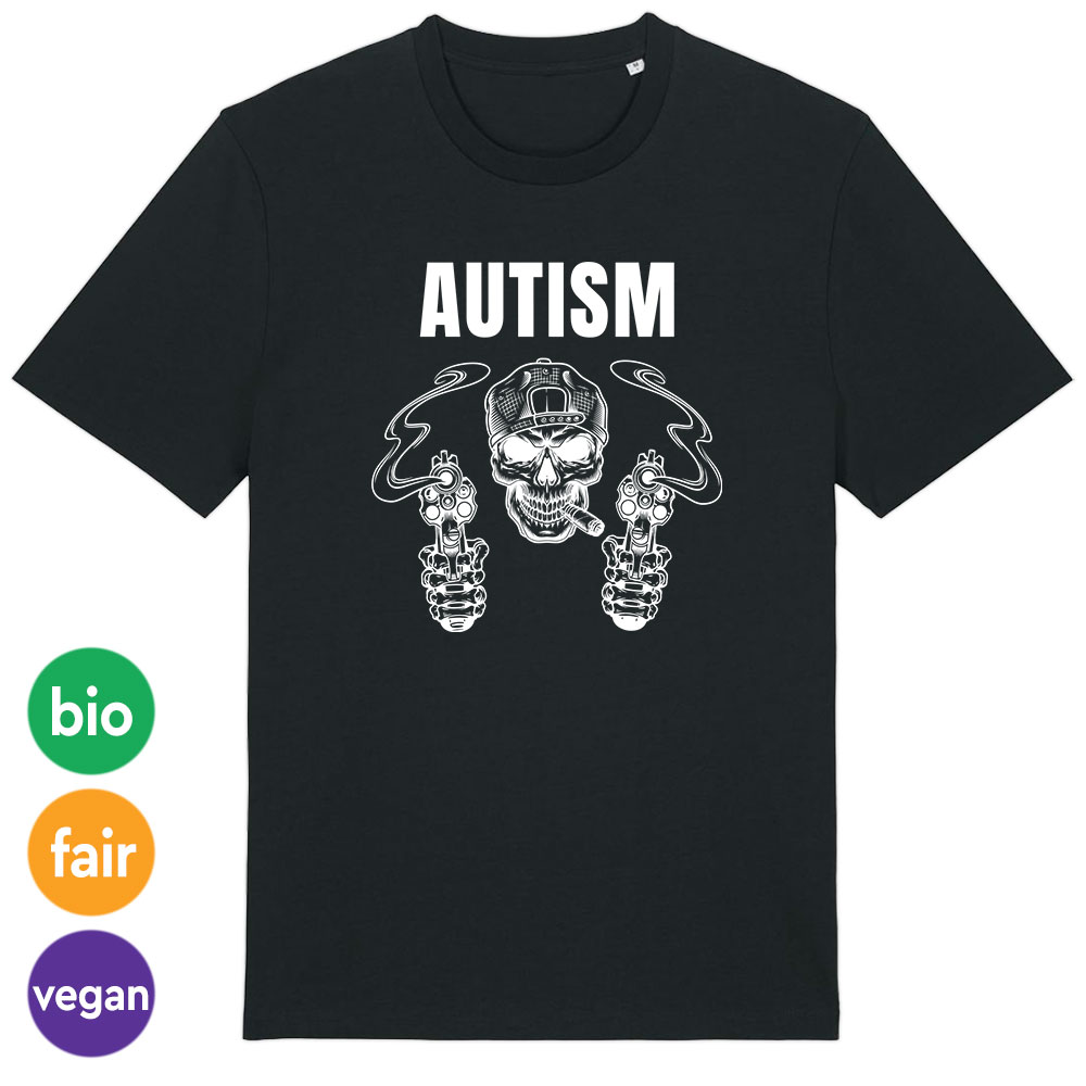 T-Shirt »Autism« XXL schwarz