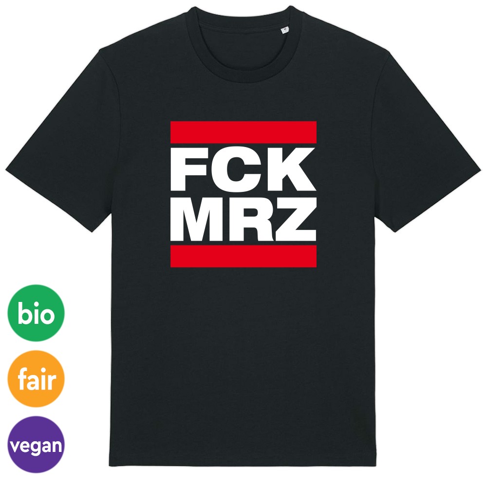 T-Shirt »FCK MRZ« XS schwarz
