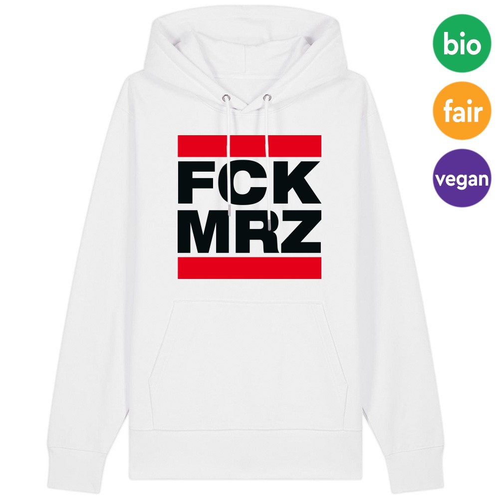 Hoodie »FCK MRZ« XL weiß